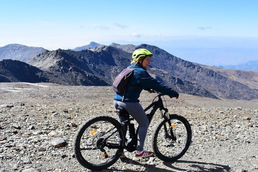 Adventure in e-MTB: Challenge Pico Veleta at 3398m altitude