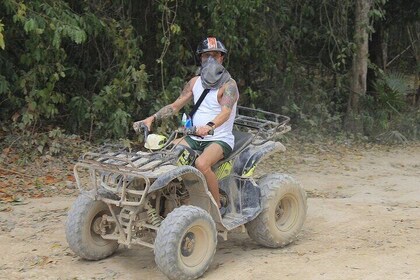 Savage day in Tulum: ATVs circuit, Zipline fly, Cenote splash