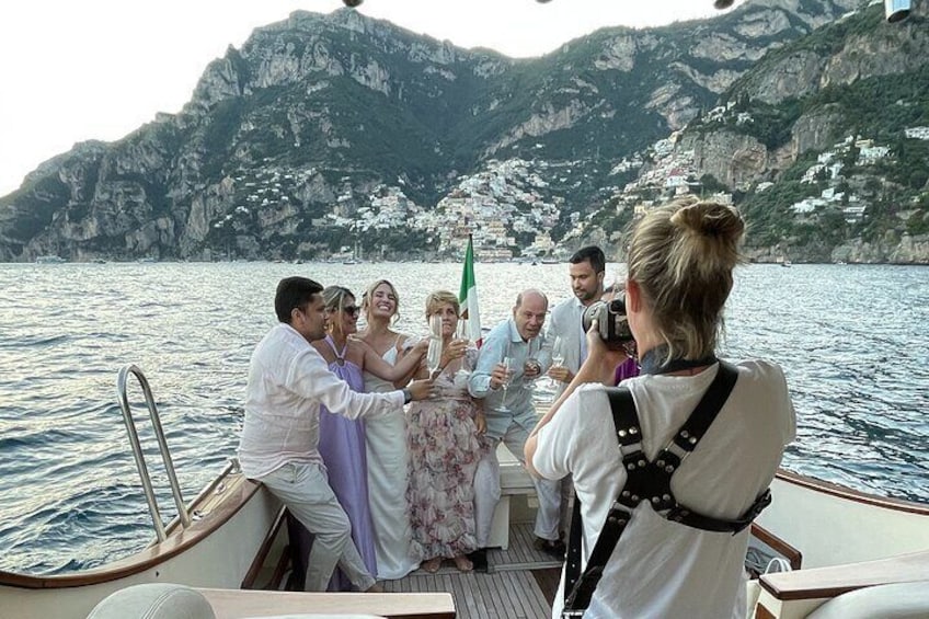 Private Sunset Boat Tour from Positano Praiano or Amalfi