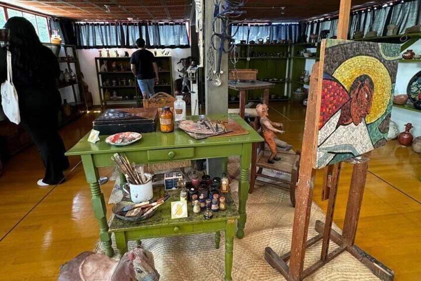 Diego Rivera Frida Kahlo Studio House Tour