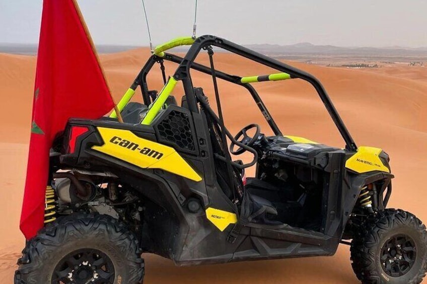 Adventure in the dunes of Merzouga in Quads