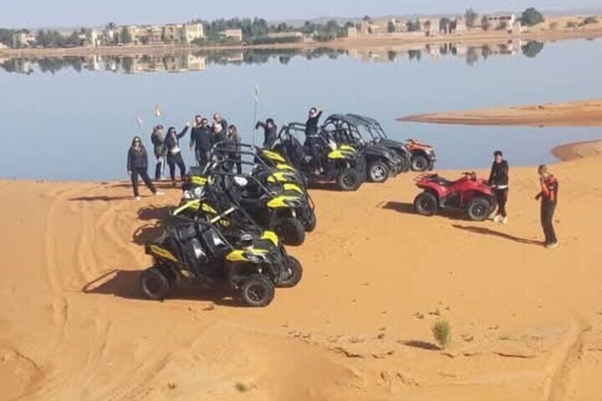 Adventure in the dunes of Merzouga in Quads