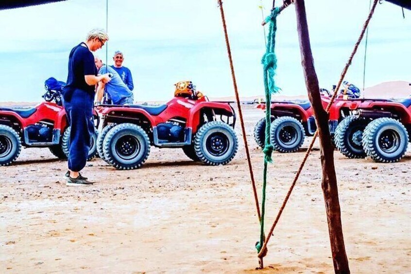 Adventure in the dunes of Merzouga in Quads