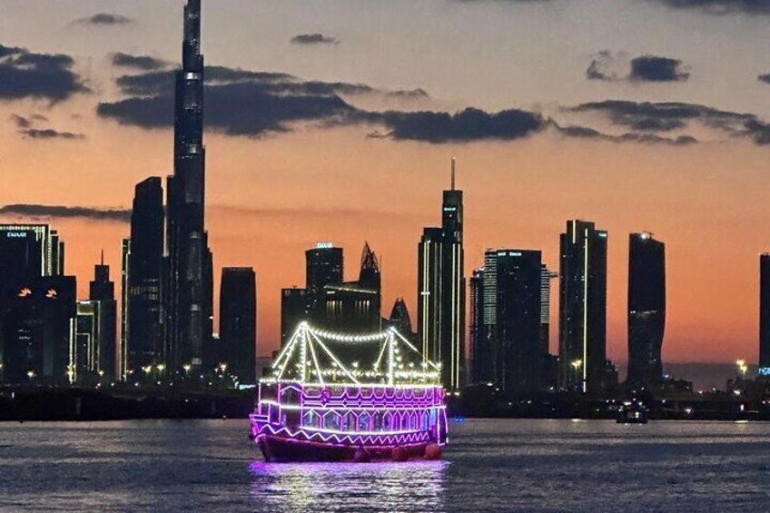 Dhow Cruise With Dinner at Al Jaddaf Dubai