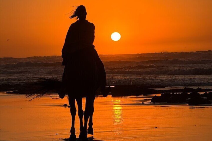 Horseback Riding at Sunset