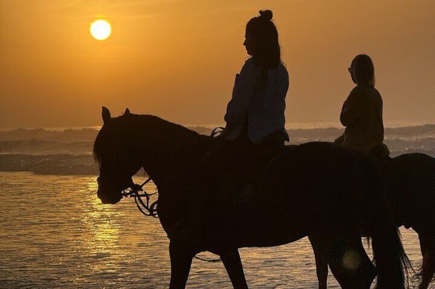Horseback Riding at Sunset