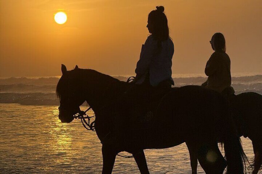 Horseback Riding at Sunset