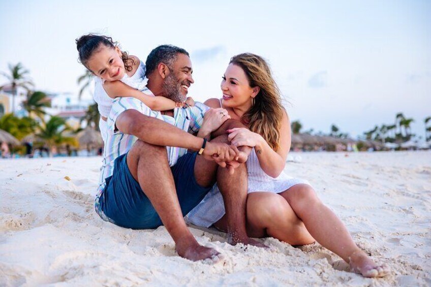 Professional Sunset Photoshoot in Aruba