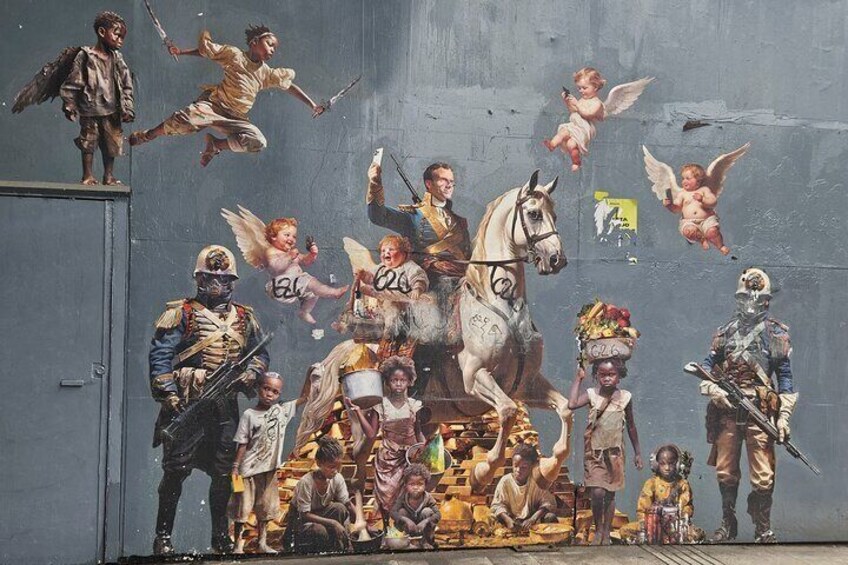 Santiago Street Art History and Local Food Tour