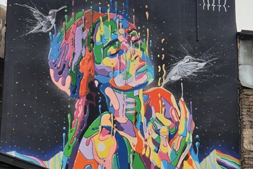 Santiago Street Art History and Local Food Tour