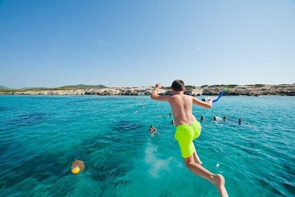 Excursion from Ibiza to Playa de Illetas by Catamaran with Food