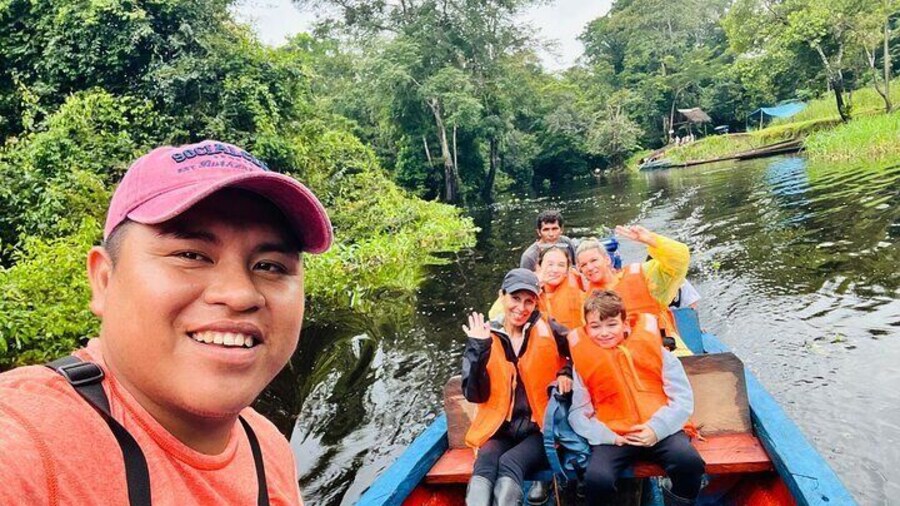 exploring wildlife in the black river