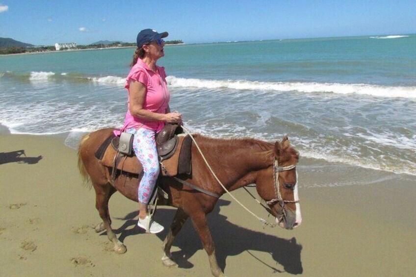 Horseback Riding on the Beach in Puerto Plata