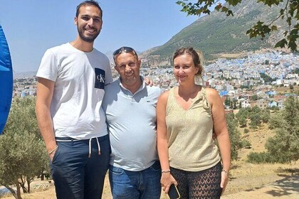 From Tangier Private Visit to Chefchaouen and Drop off in Fes