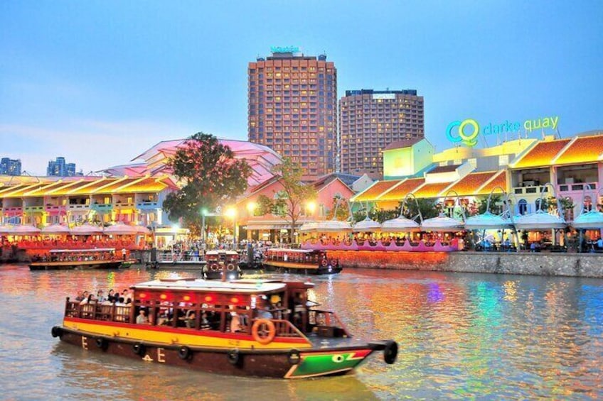 Singapore River Cruise Sun Set