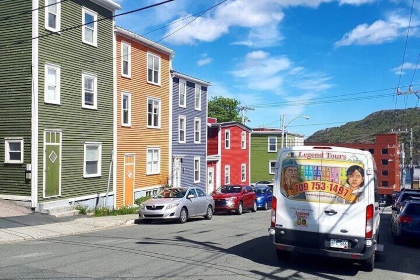 Legend Tours in downtown St. John's, Newfoundland