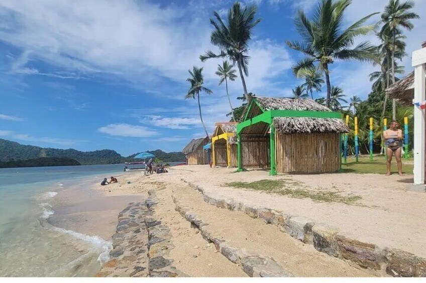 Mamey Island Beach Day in Portobelo Colon Panama 
