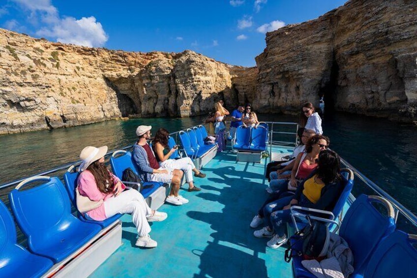 From Malta: Gozo TukTuk Tour with Comino Mini Cruise