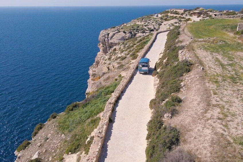 From Malta: Gozo TukTuk Tour with Comino Mini Cruise