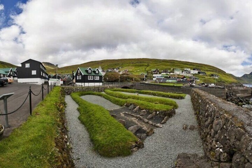 Kvívík - viking graves