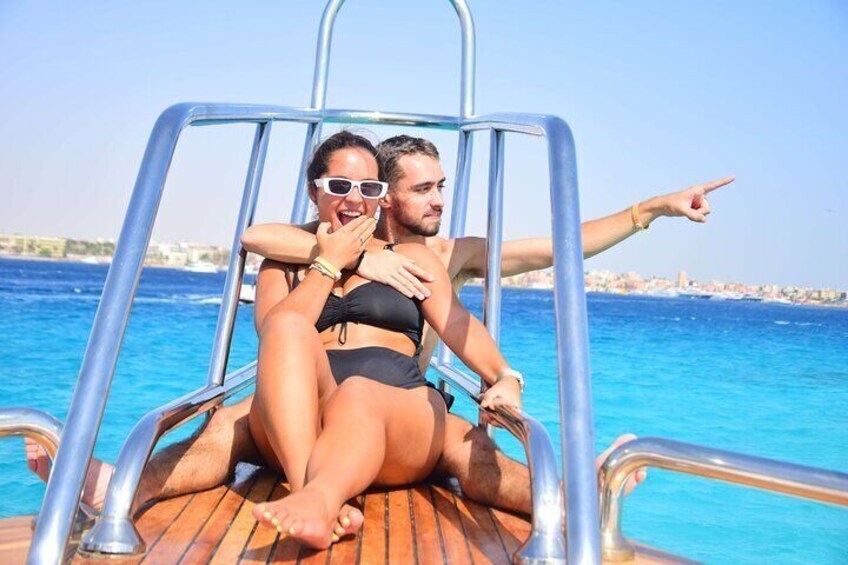 Hurghada Orange Bay Island with Breakfast Lunch and Parasailing