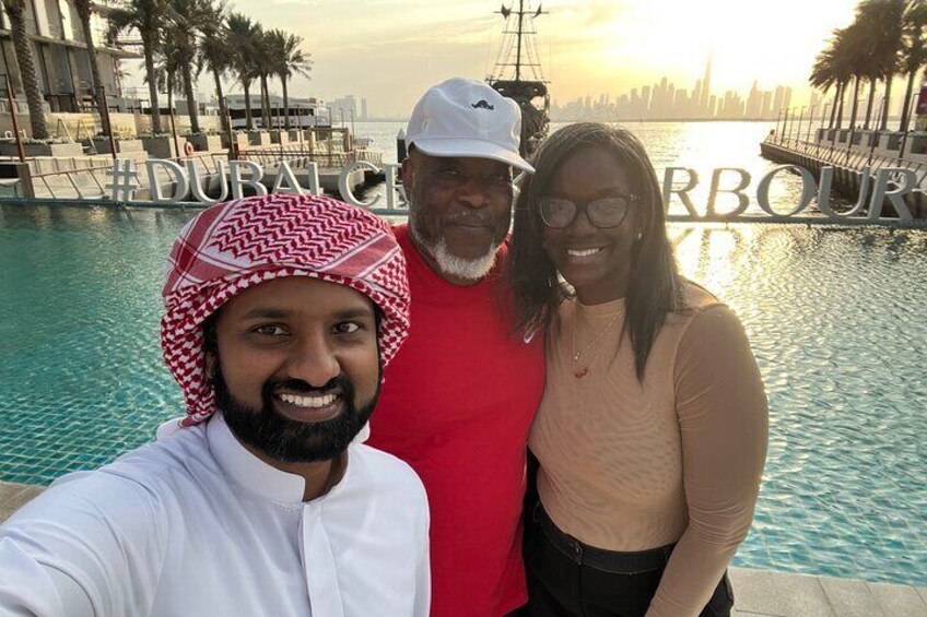Sunset Dubai Creek Harbour BurjKhalifa Fountains & Old Souk Tour