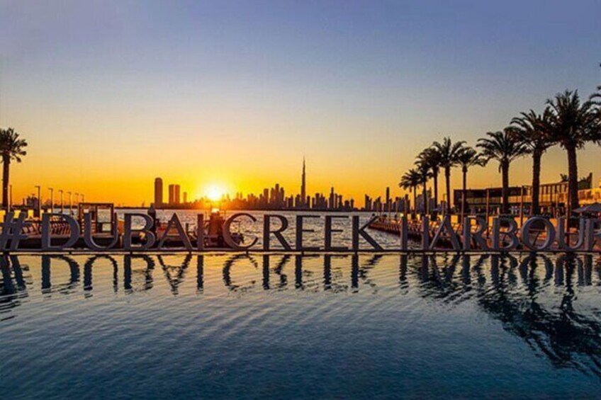 Dubai Creek Mall Fountains and Old Souk Sunset Tour
