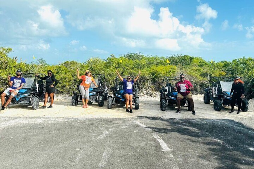 Our Guests posing for a pic before leaving the hole