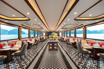 Tour de día completo por la bahía de Halong Crucero de lujo desde Halong