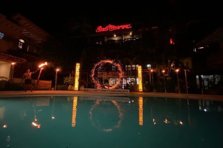 Beachfront Fire Dance Show Experience in Boracay