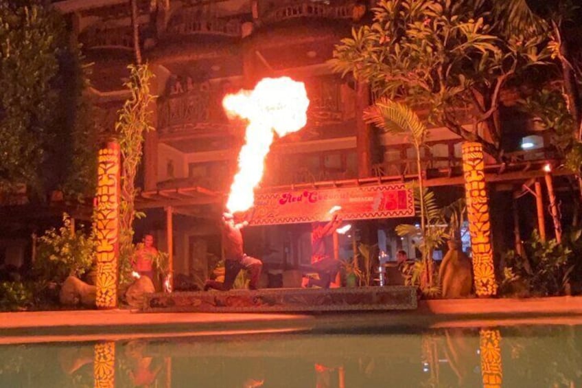 Beachfront Fire Dance Show Experience in Boracay