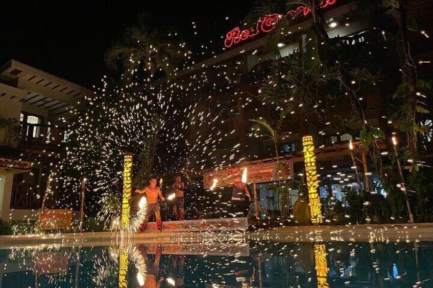 Beachfront Fire Dance Show Experience in Boracay