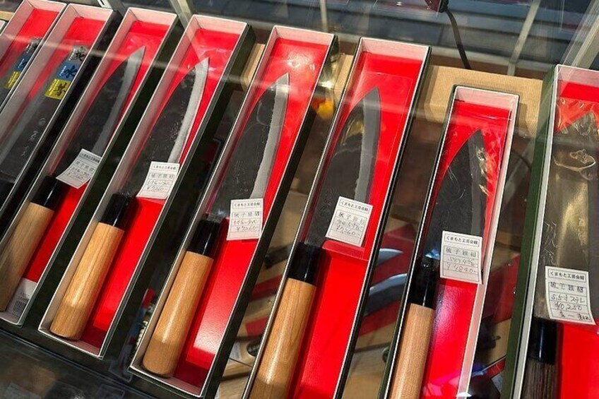You can also purchase handcrafted knives made by skilled artisans.