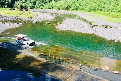 4x4 Safari Tour in the Heart of Tahiti Waterfall Authentic Nature