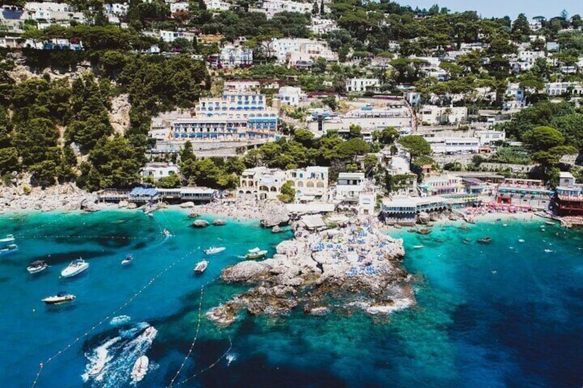Boat Tour of Capri and Tour of the Island by Sea
