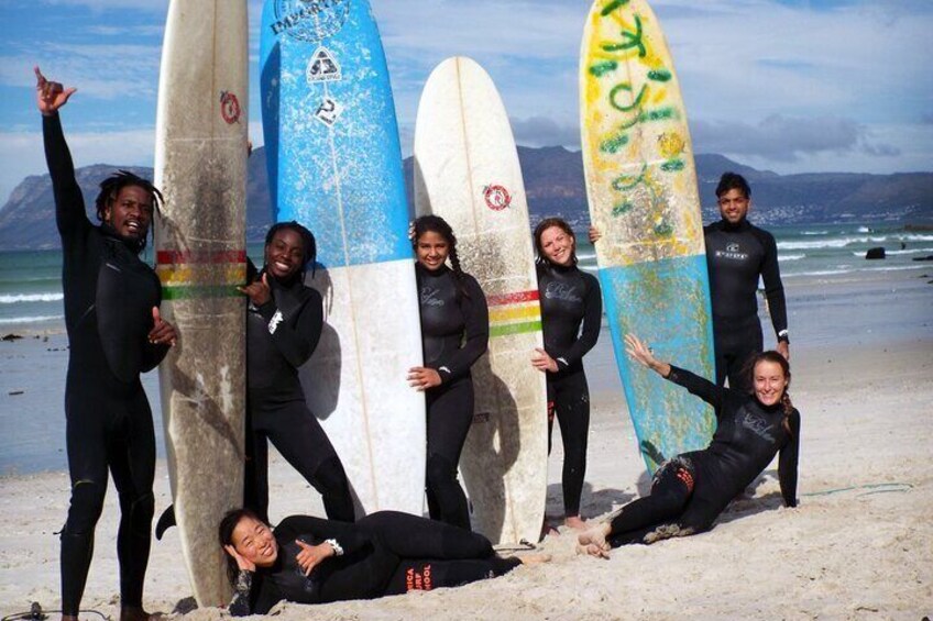 Surf Guiding Lesson and Experience in Muizenberg Cape Town