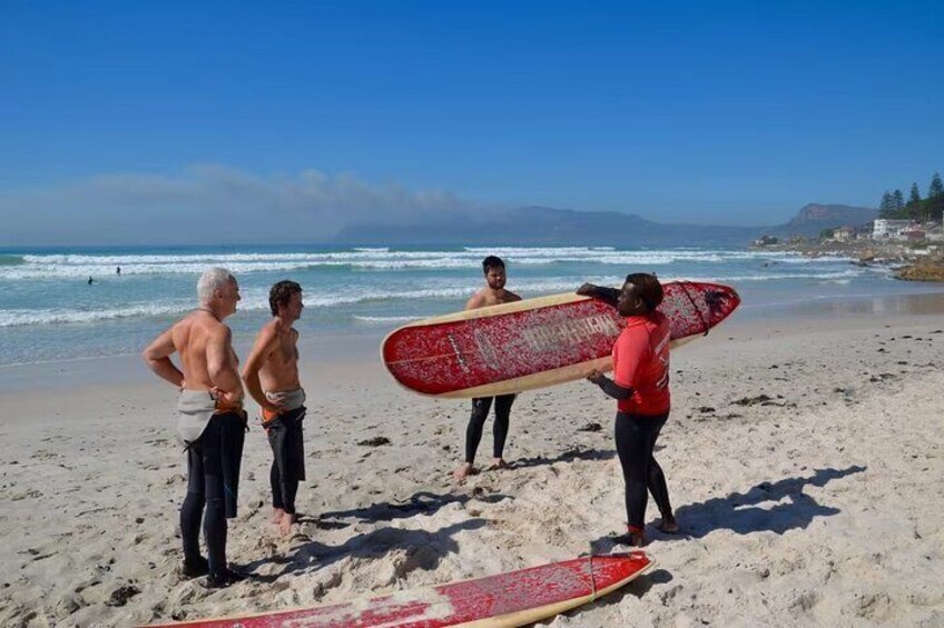 Surf Guiding Lesson and Experience in Muizenberg Cape Town