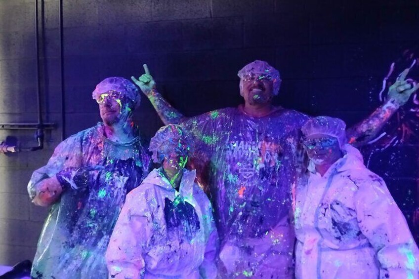 Get as messy as you would like.