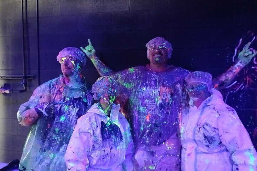 Get as messy as you would like.