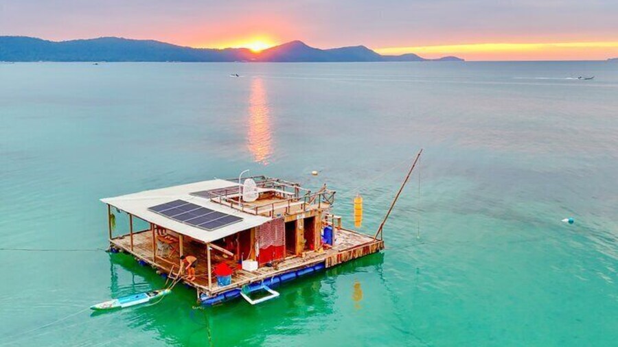 Starfish Beach Trip Car and Boat Transfer to Floating Bar