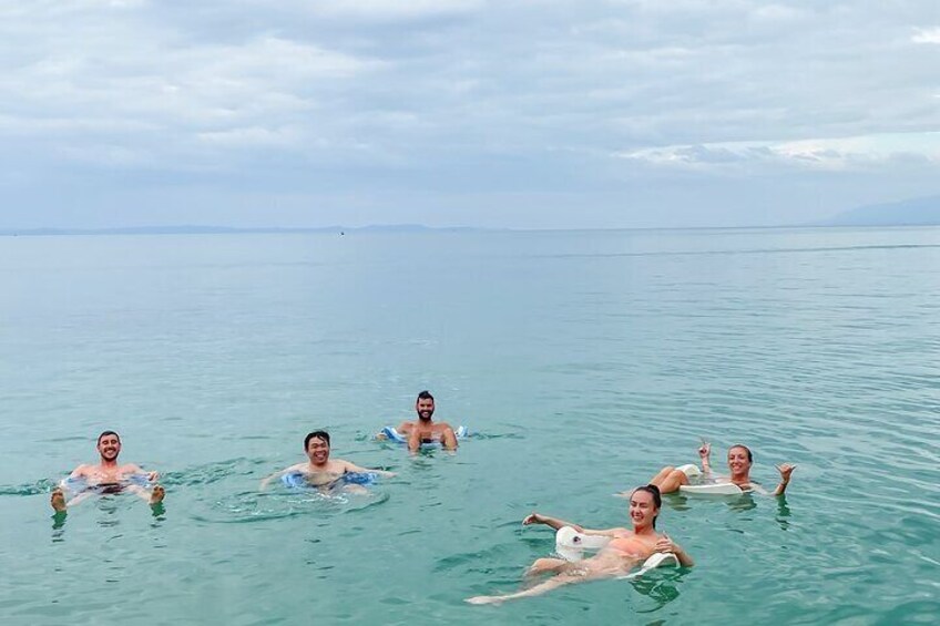Starfish Beach Trip Car and Boat Transfer to Floating Bar