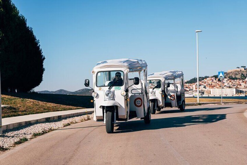 Shared Sibenik Cathedral Tour in Croatia by Tuk Tuk
