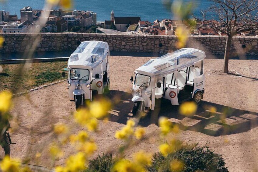 Shared Sibenik Cathedral Tour in Croatia by Tuk Tuk