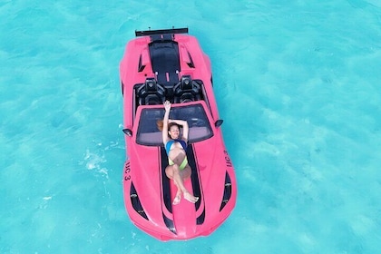 JetCar Drone Photo Video Shoot experience in Turks Caicos
