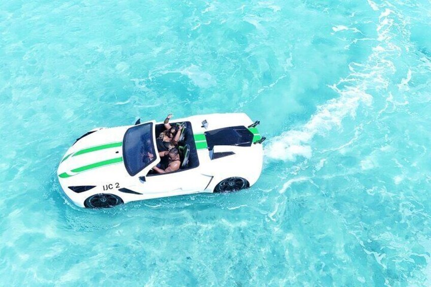 Glide across crystal-clear waters in a jetcar – the ultimate island thrill! 