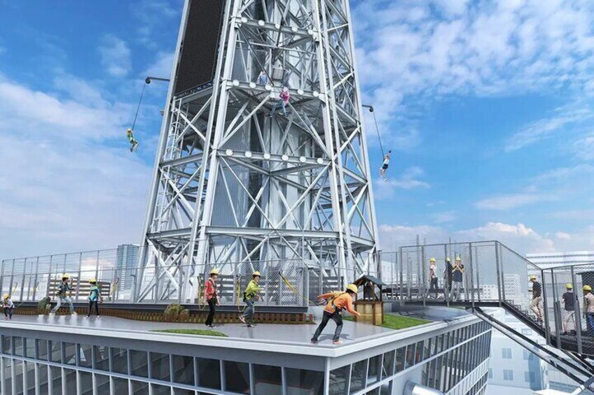 Walk on a glass floor 103 meters high for a thrilling bird’s-eye view of the city.