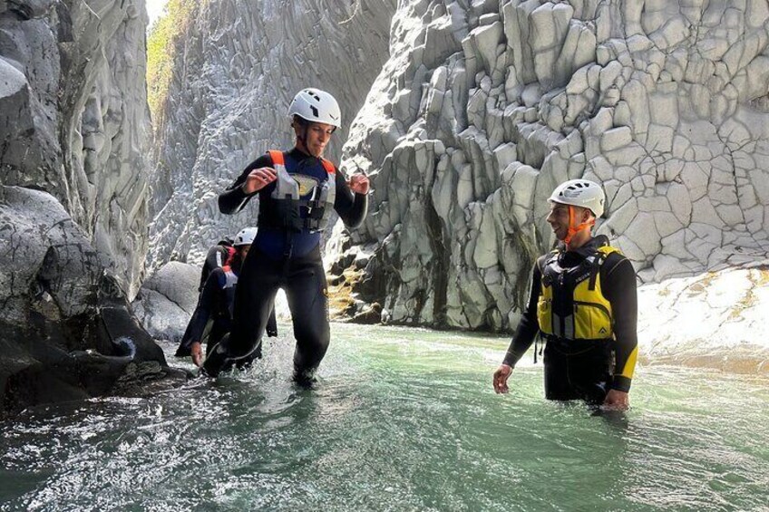Taormina: Body rafting along the Alcantara River