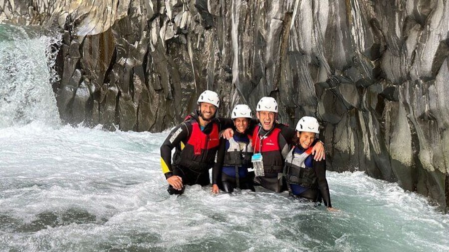 Taormina: Body rafting along the Alcantara River