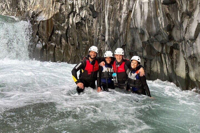 Taormina: Body rafting along the Alcantara River