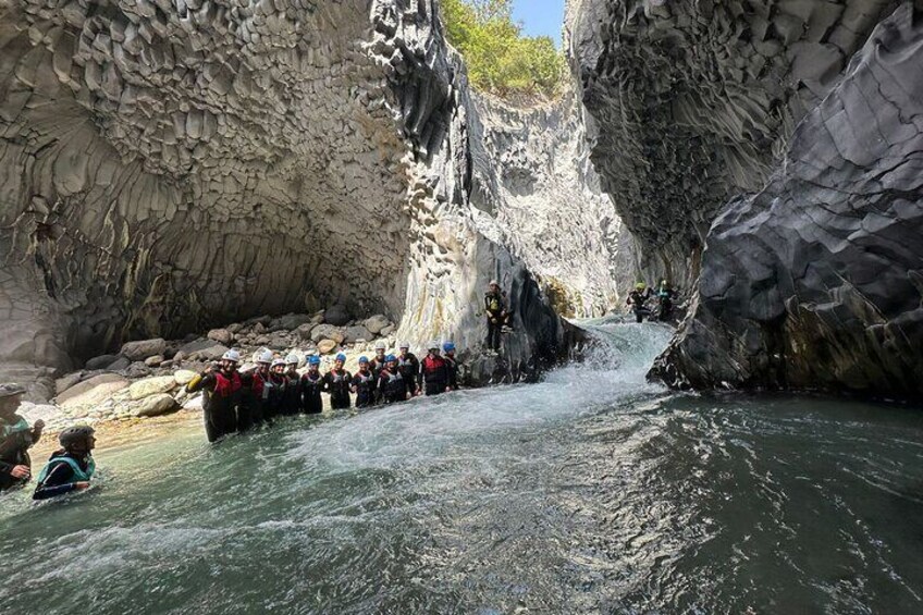 Taormina: Body rafting along the Alcantara River